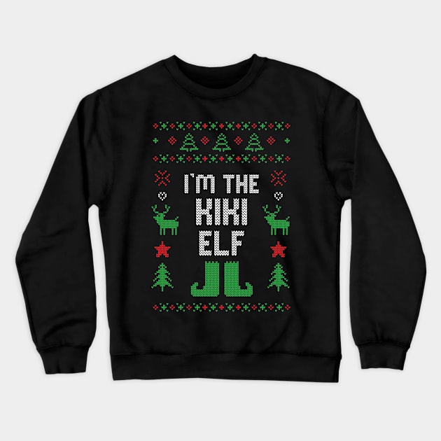 Kiki Elf Ugly Christmas Costume Matching Family Group Crewneck Sweatshirt by jkshirts